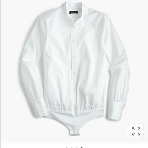 Jcrew bodysuit button down